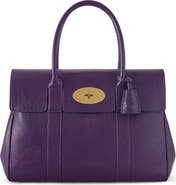 Mulberry Bayswater High Shine Leather Satchel