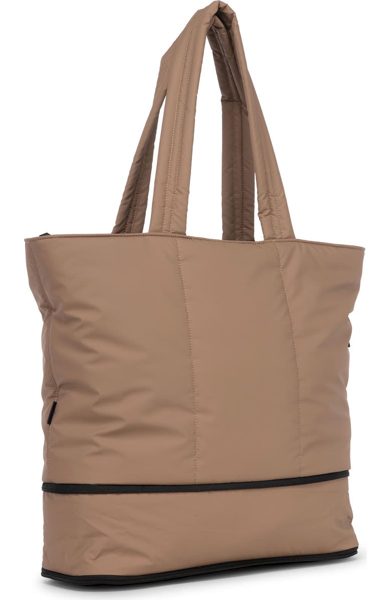 CALPAK Luka Expandable Tote Bag, Alternate, color, Chocolate