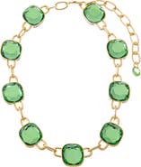 BY ADINA EDEN Chunky Reversible Square Bezel Necklace