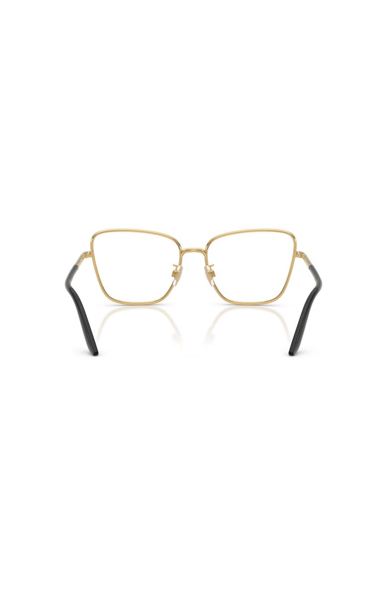 Dolce&Gabbana 57mm Cat Eye optical glasses, Alternate, color, Gold