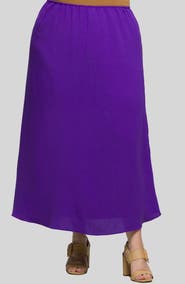 24seven Comfort Apparel Pull-On Maxi Skirt
