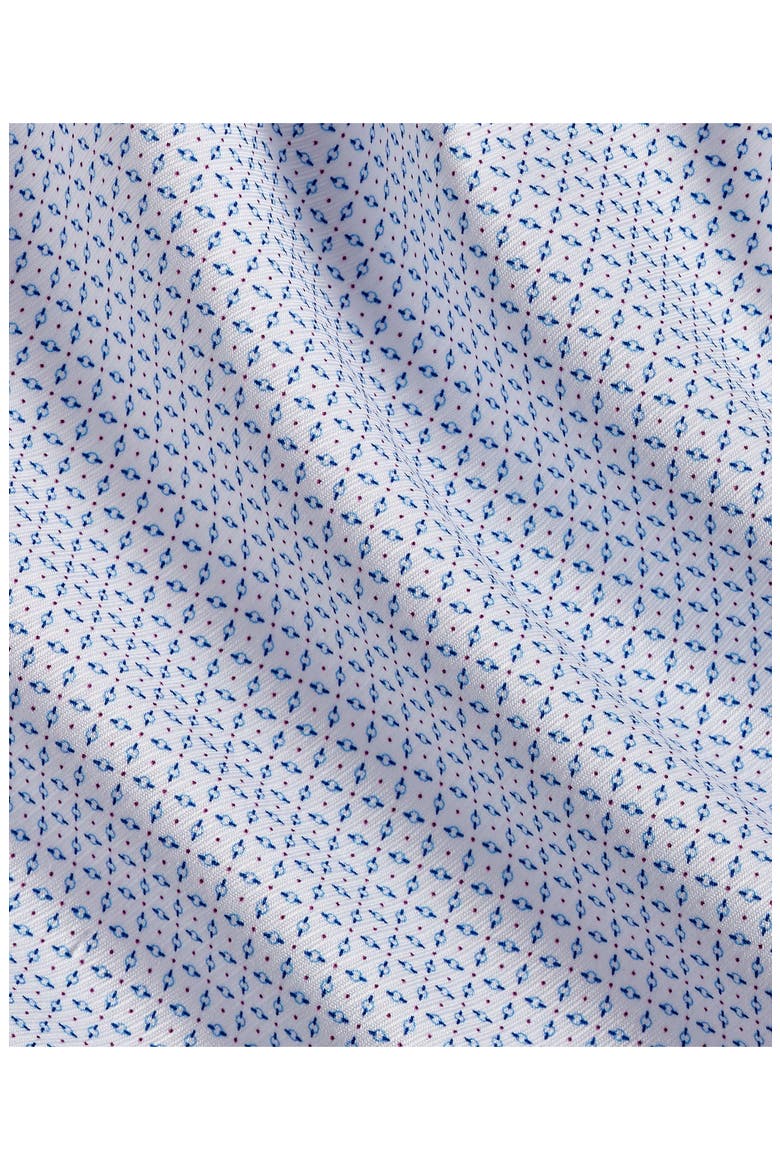 Regular Fit Microcheck Cotton Dress Shirt, Alternate, color, BLUE/ BERRY