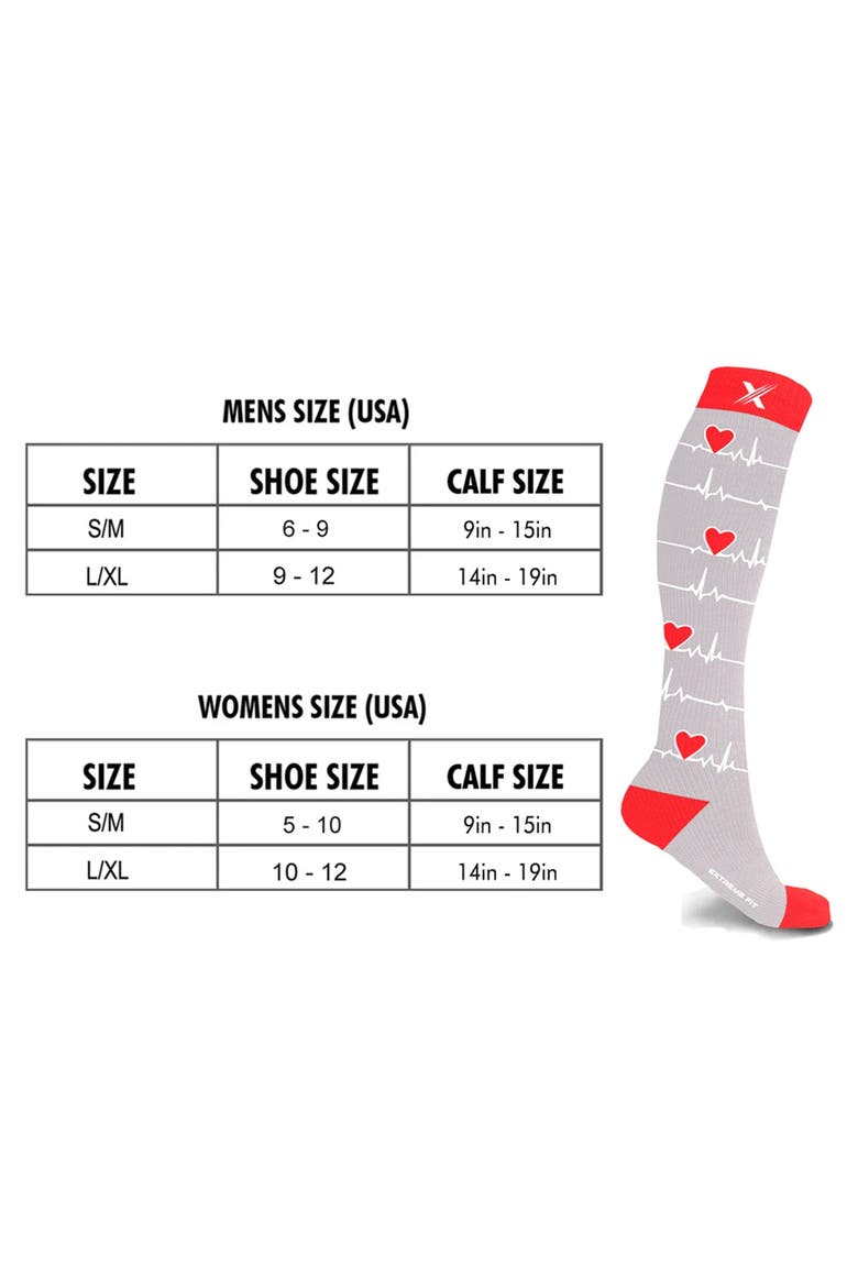 Medical Print 3-Pack Compression Socks, Alternate, color, MIX