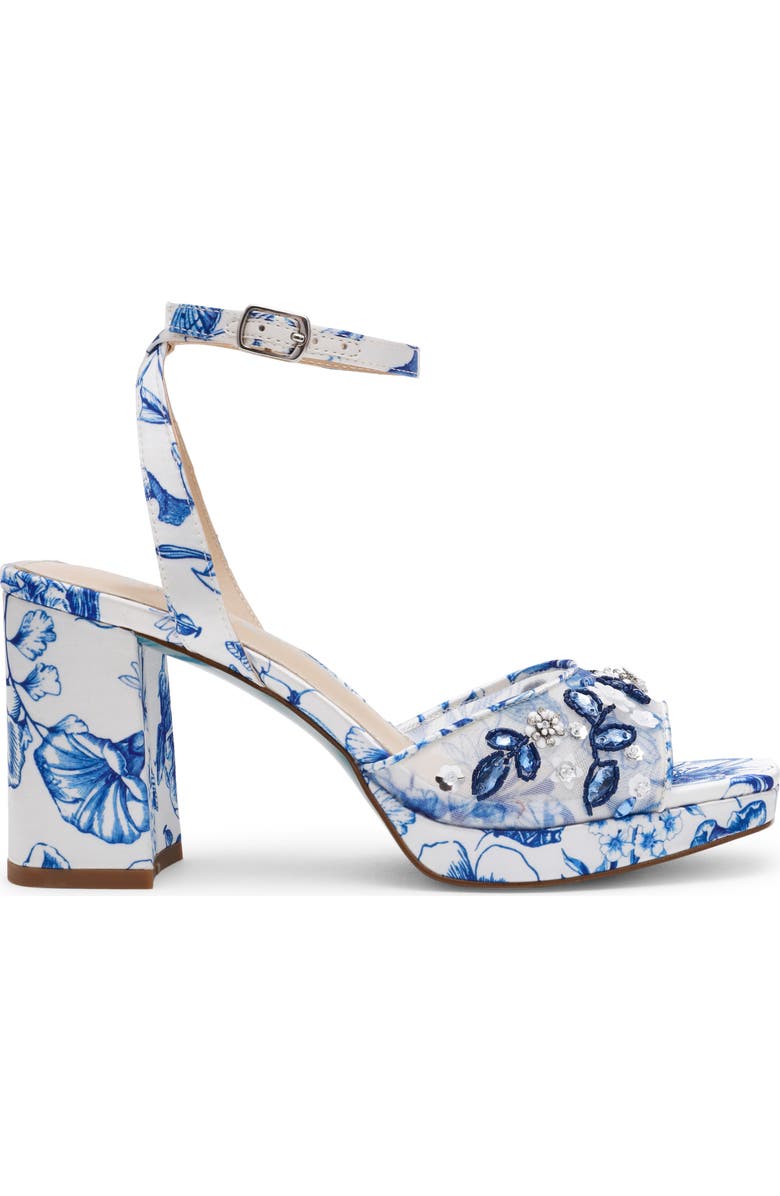 Betsey Johnson Brody Ankle Strap Platform Sandal, Alternate, color,