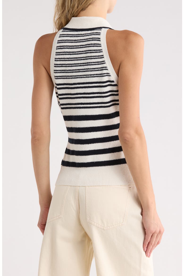 Meera Striped Knit Tank, Alternate, color, OFF WHITE/NAVY
