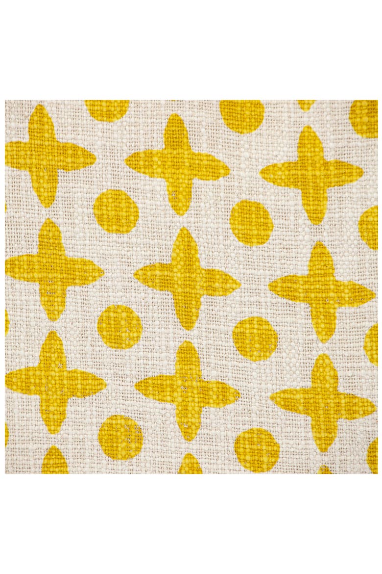Geometric Decorative Throw Pillow, Alternate, color, YELLOW
