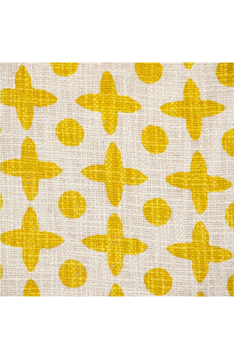 PARKLAND COLLECTION Geometric Decorative Throw Pillow, Alternate, color, Yellow