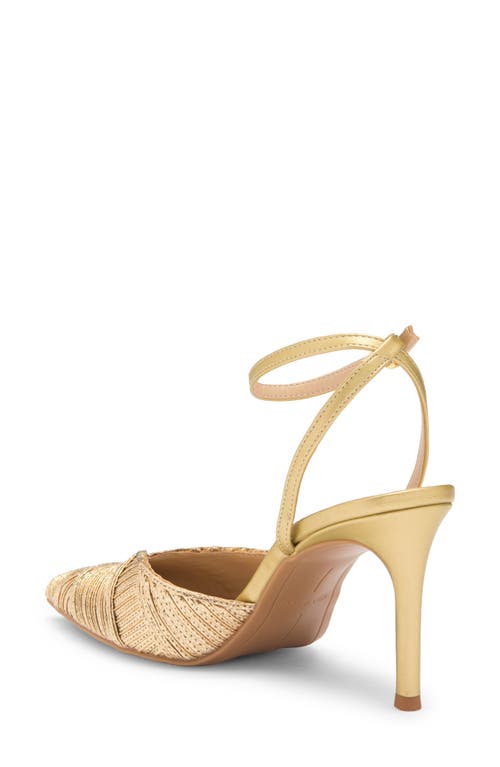 Dolce Vita Keisha Deco Pump In Gold Woven Stella