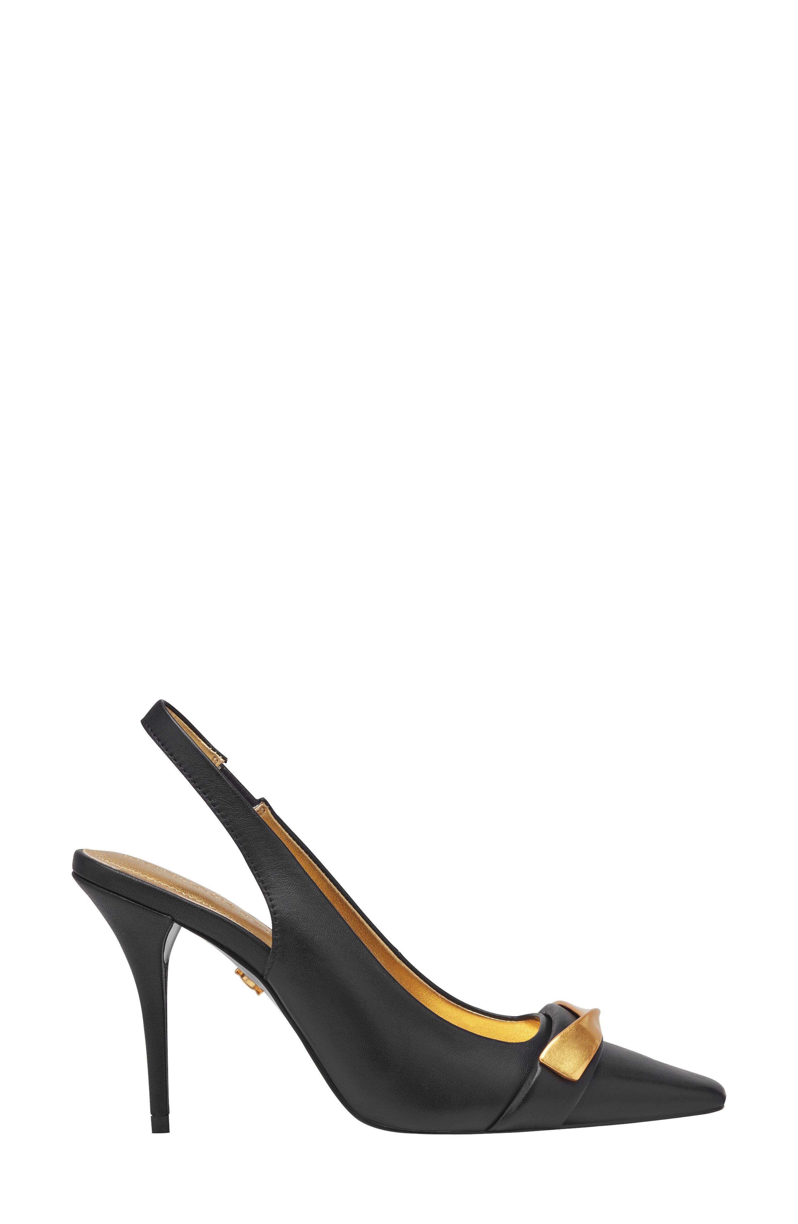 Donna Karan New York Sayer Slingback Pump, Alternate, color, Black