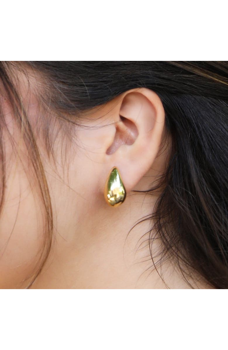 The Lovery Fine Jewelry Gold Teardrop Earrings, Alternate, color, Yellow Gold