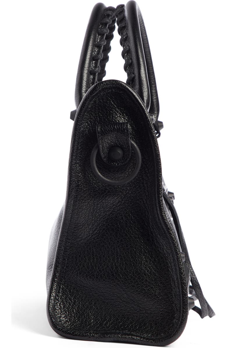 Balenciaga Mini Classic City Calfskin Leather Satchel, Alternate, color,