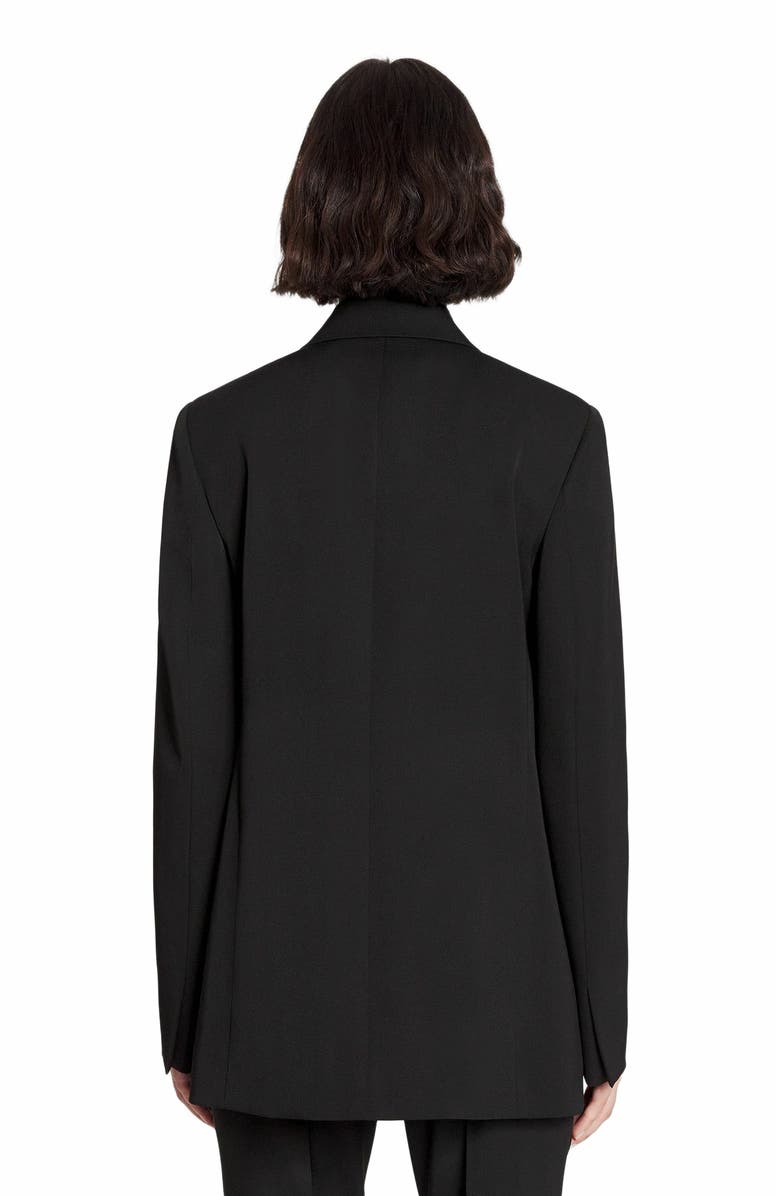 Lanvin Double-Breasted Jacket, Alternate, color, Black