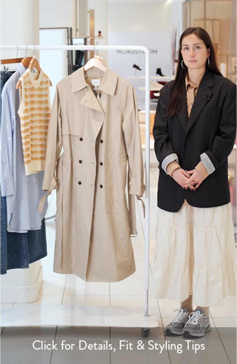 Fine Twill Trench Coat, sales video thumbnail