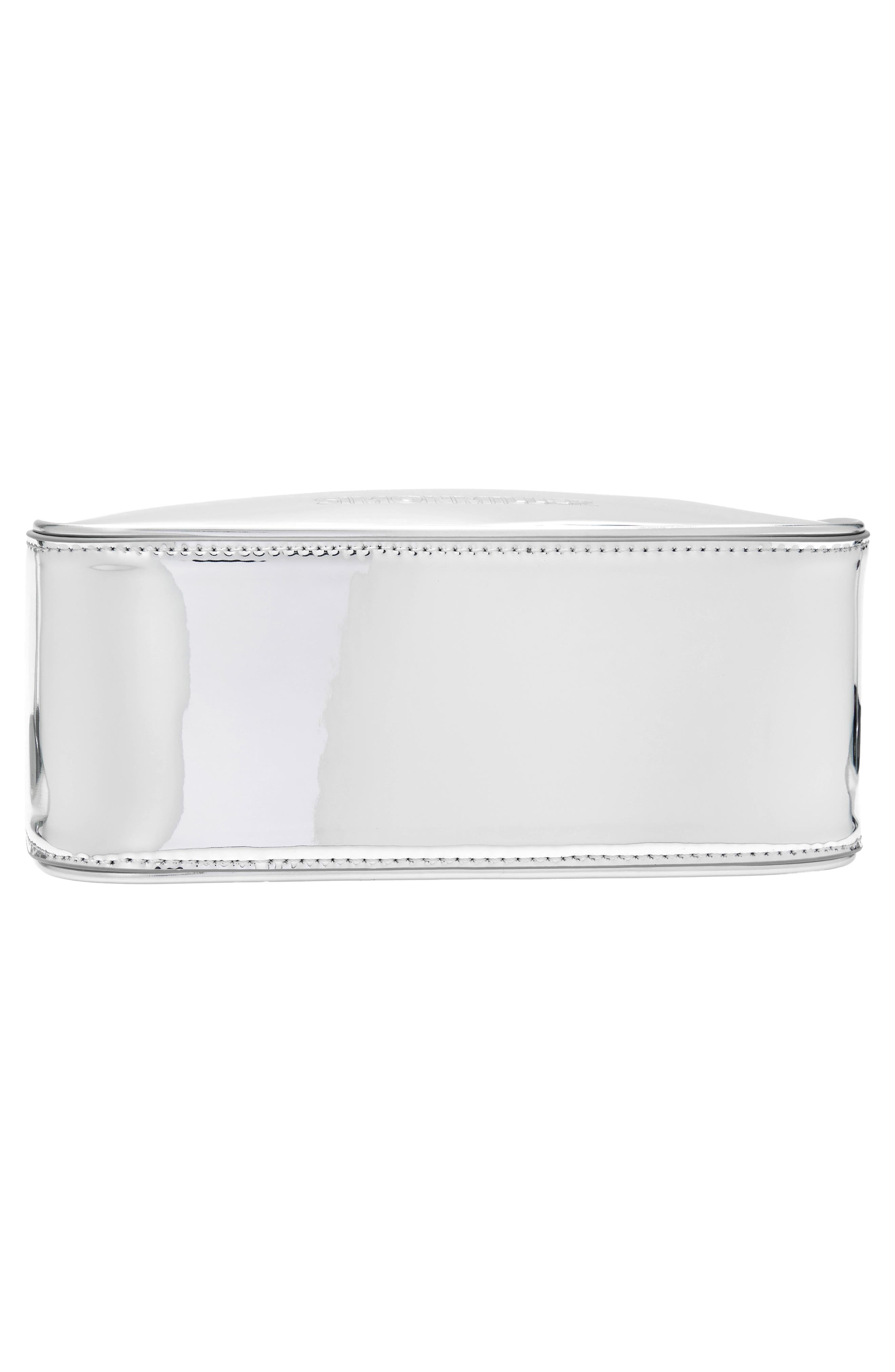 Metallic Shoulder Bag, Alternate, color, SILVER