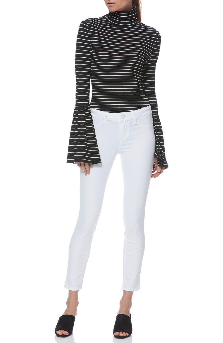 PAIGE Verdugo Faux Pocket Crop Skinny Jeans, Alternate, color, 