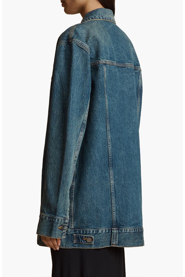 Ross Oversize Denim Trucker Jacket, Alternate, color, STINSON