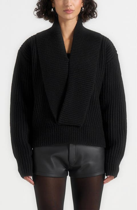 Azra Plunge Knit Jumper