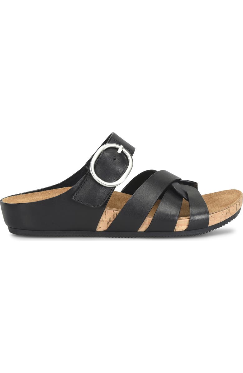 Comfortiva Gianna Platform Wedge Slide Sandal, Alternate, color, Black