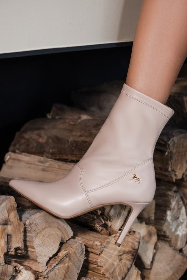 Amore Leather Boots, Alternate, color, Beige