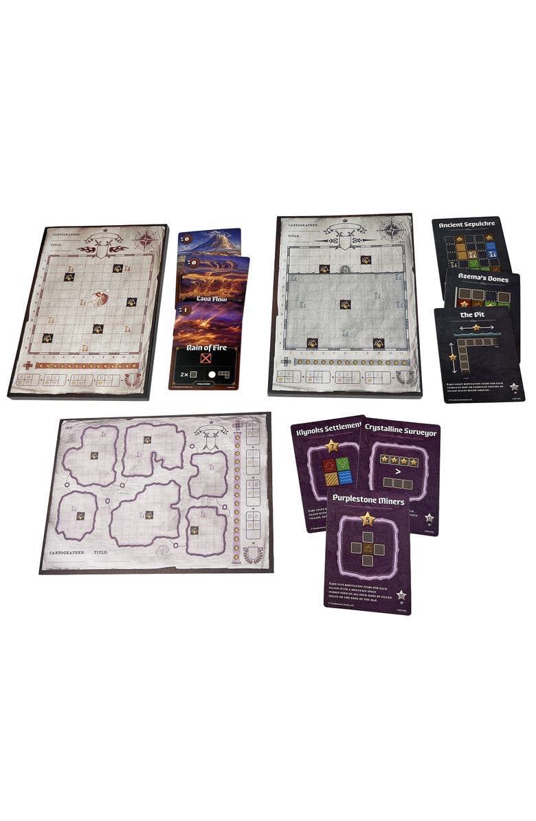 Thunderworks Games Cartographers Map Pack, Expansion Set Kids 10+, Alternate, color, 