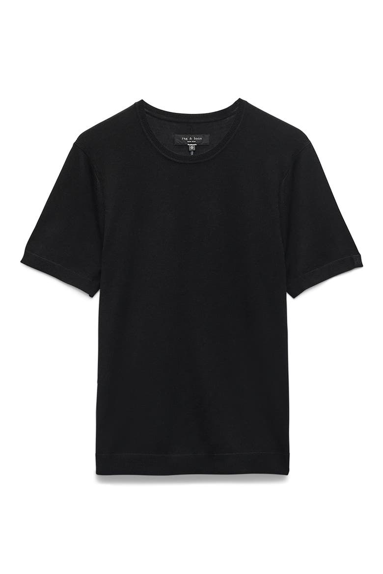 Aulton Wool Blend T-Shirt, Alternate, color, BLACK