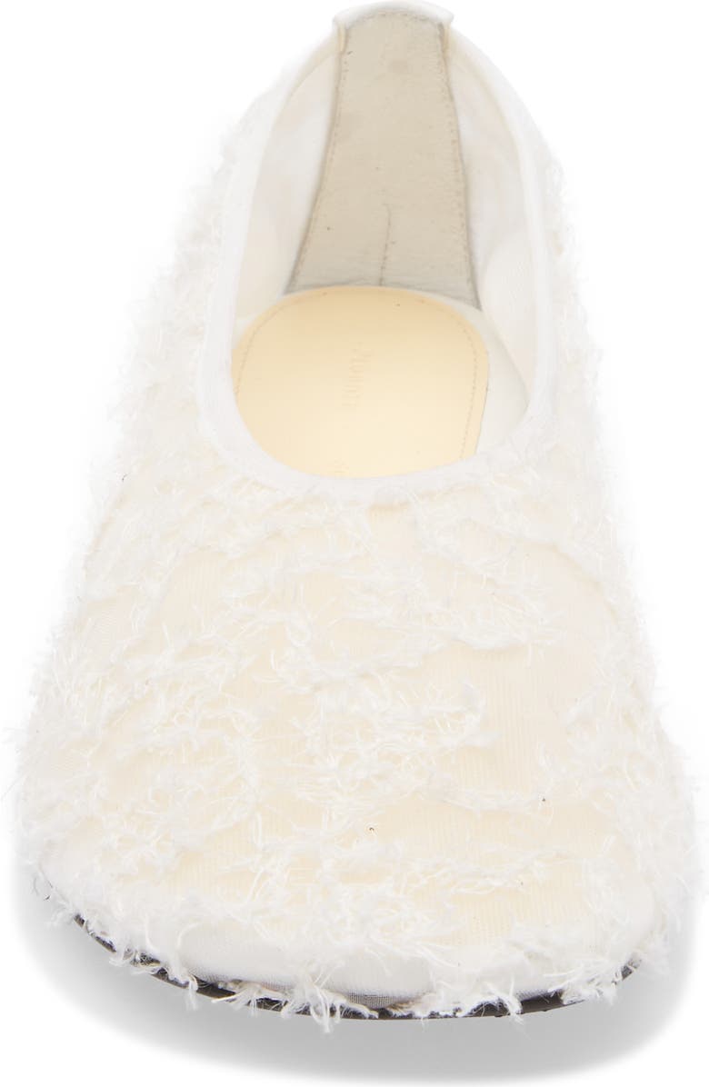 Proenza Schouler Glove Lace Ballet Flat, Alternate, color, White