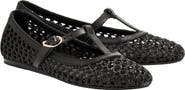 Ancient Greek Sandals Aerati T-Strap Raffia Flat