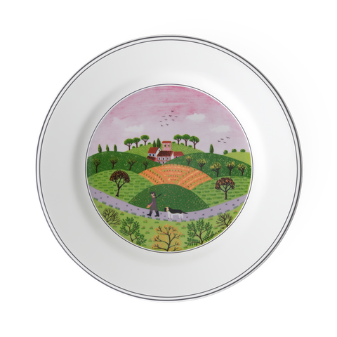 Design Naif Salad Plate #6 Hunter & Dog