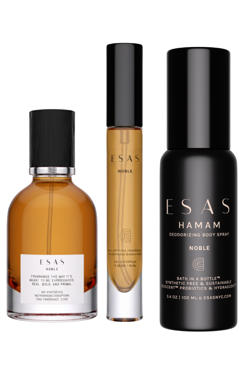 Esas NYC Noble Organic Eau de Parfum Gift Set, Main, color, Yellow