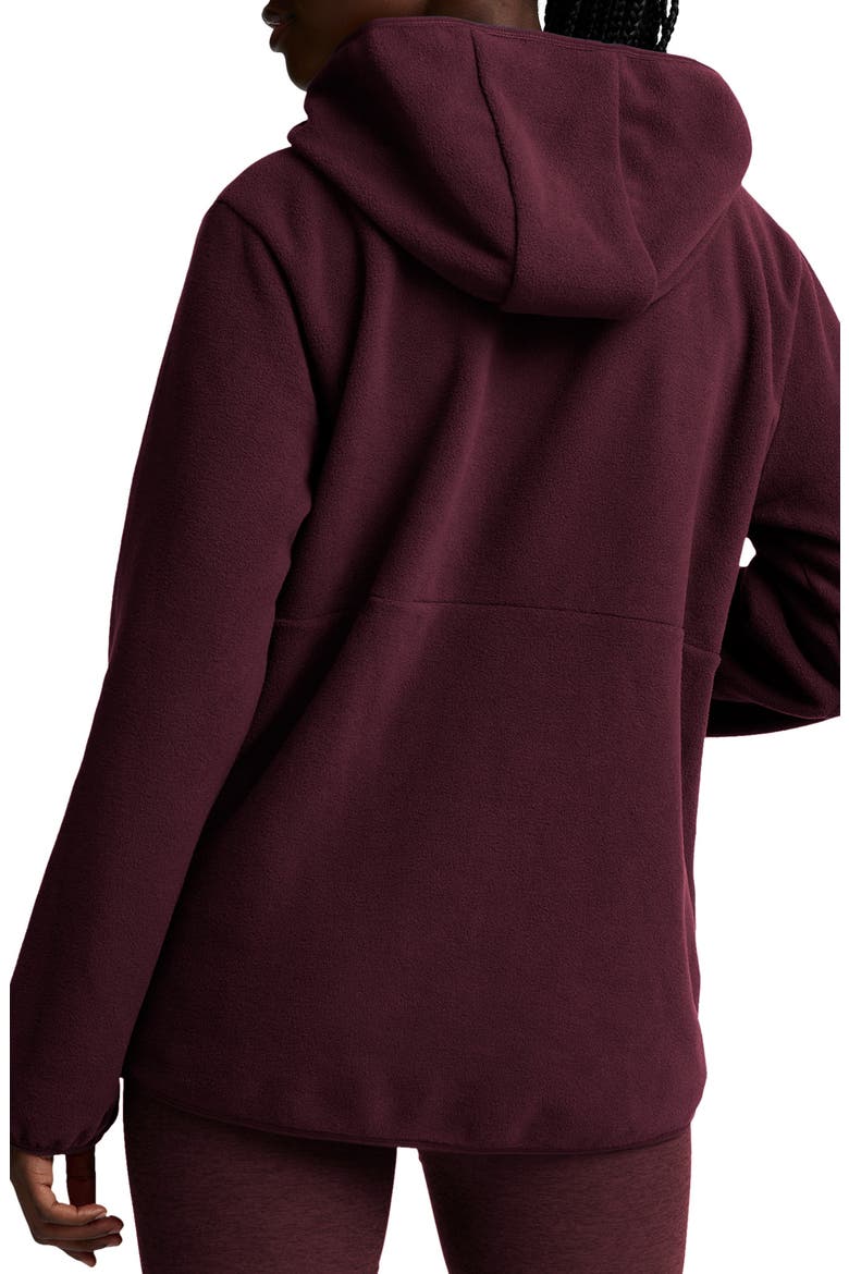 Explorer Half Zip Hoodie, Alternate, color, DARK CHERRY