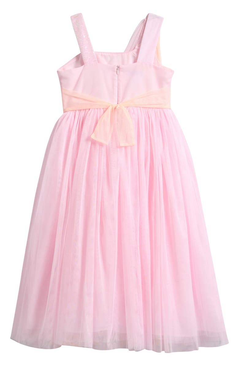 Iris & Ivy Kids' Glitter Asymmetric Dress, Alternate, color, Pink
