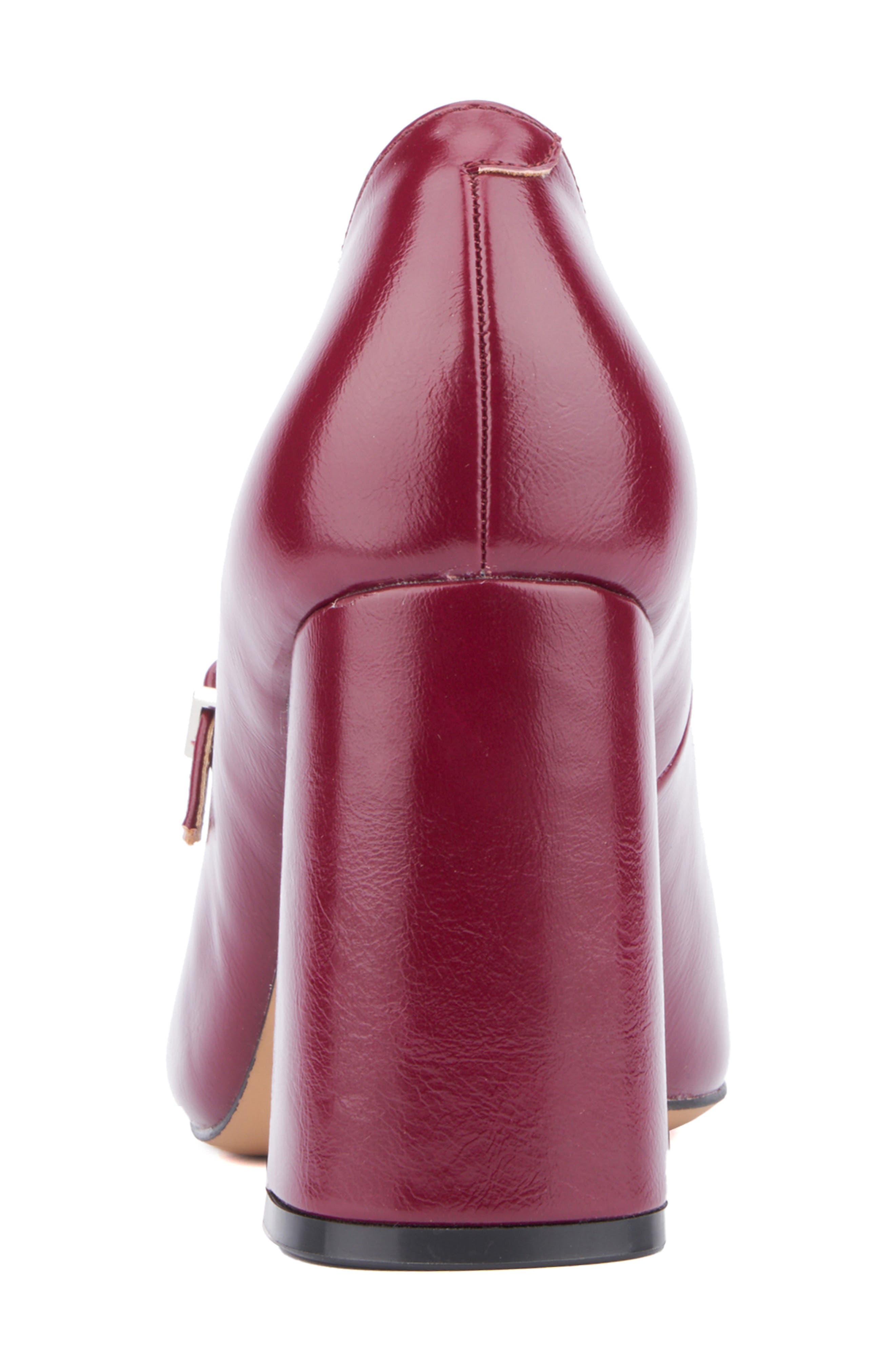 NEW YORK AND COMPANY Elaine Mary Jane Pump, Alternate, color, Wine