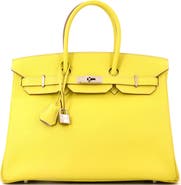 Pre-Owned Hermes Candy Birkin Bag Epsom 35
