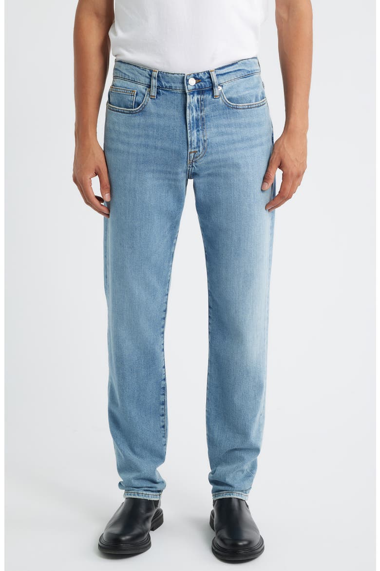 L'Homme Athletic Fit Jeans, Main, color, SAND PARK