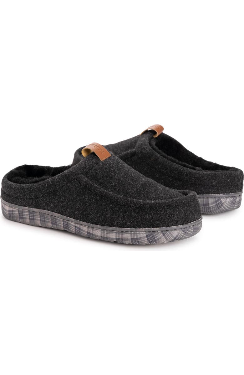 MUK LUKS Miles Clog Slipper, Alternate, color, Heathered Black