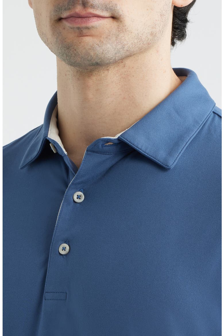 Solid Performance Golf Polo, Alternate, color, INDIGO