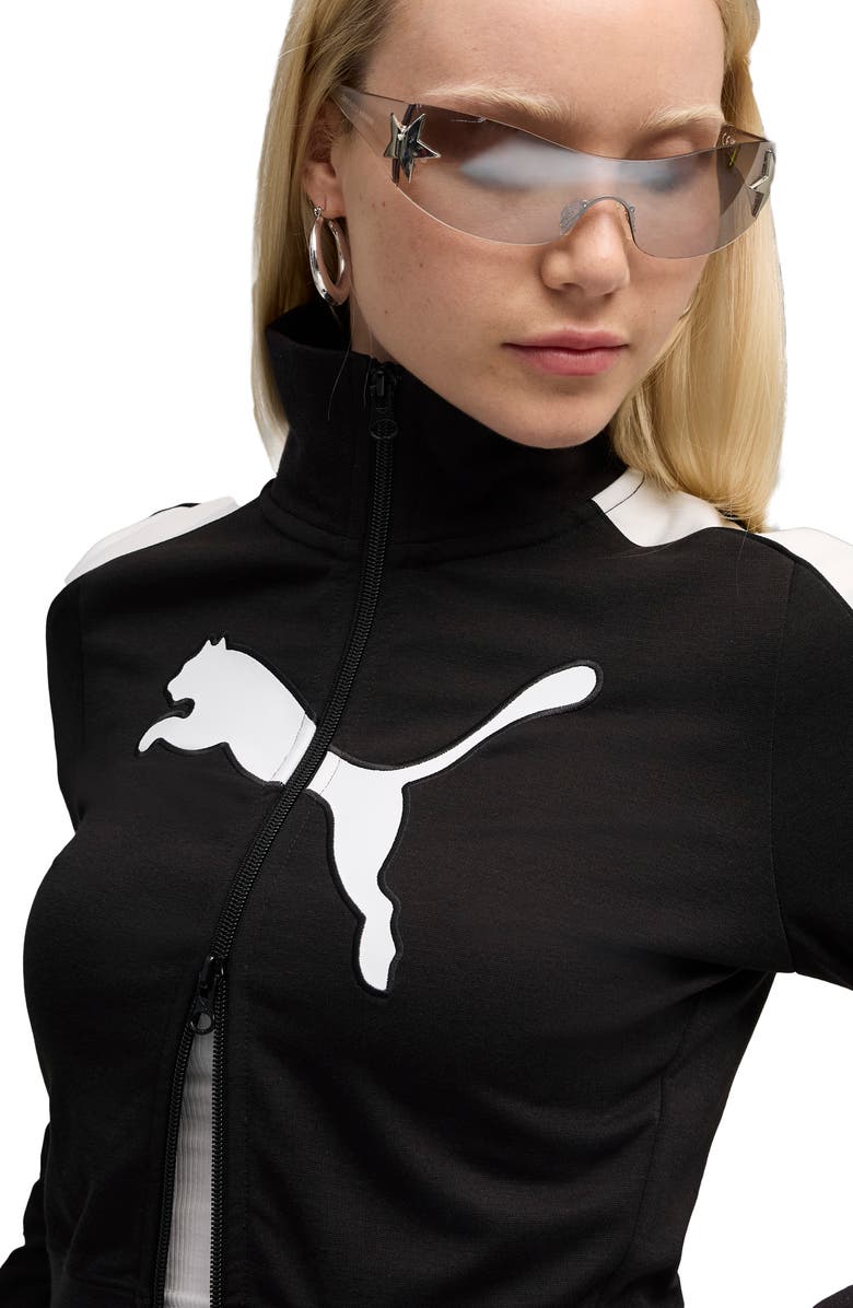 PUMA Future Archive Slim Track Jacket, Alternate, color, Puma Black-Puma White