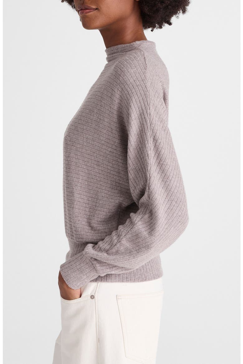 Mock Neck Dolman Sleeve Sweater, Alternate, color, STONE