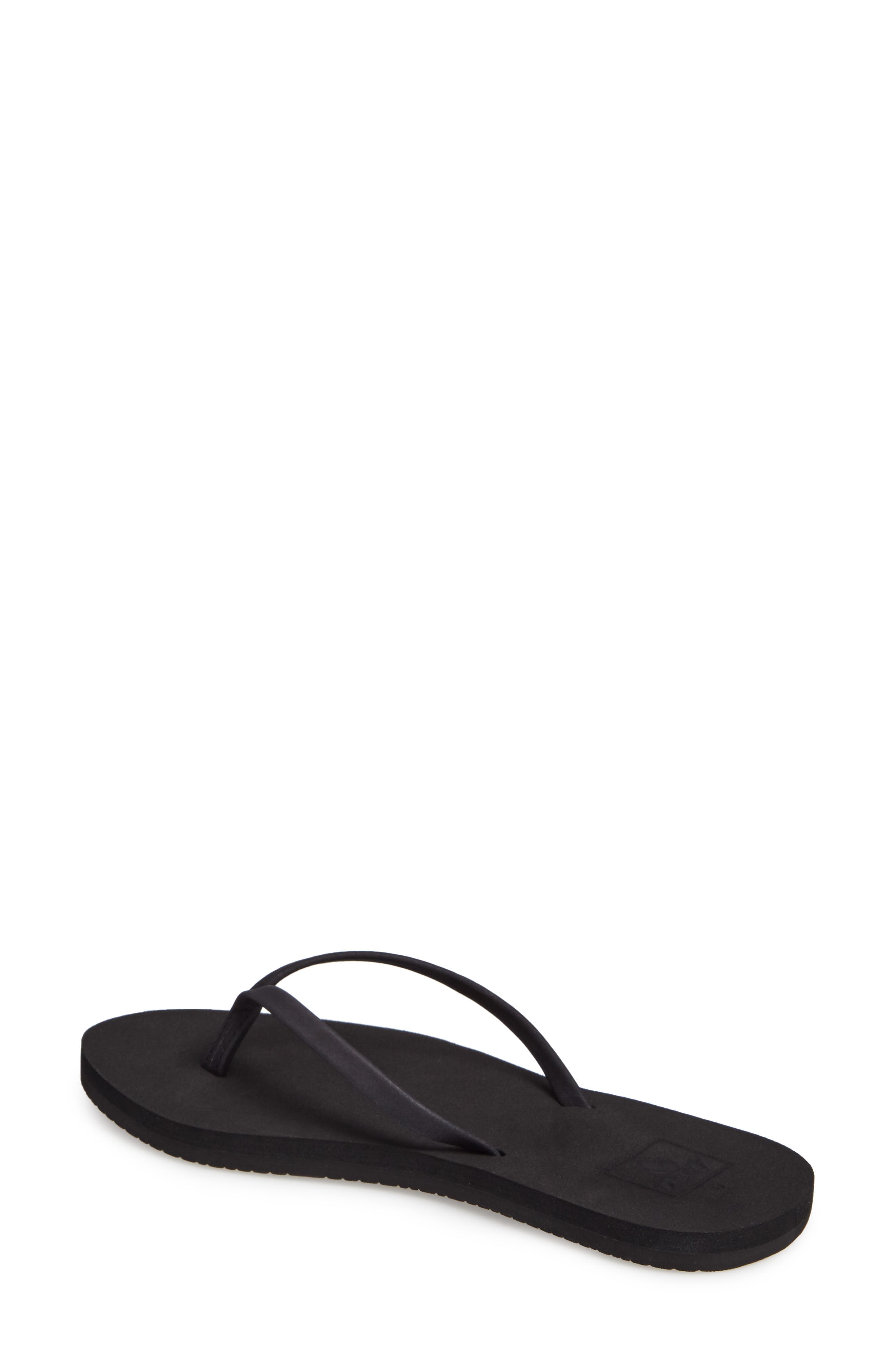 Reef Bliss Nights Flip Flop, Alternate, color, Black
