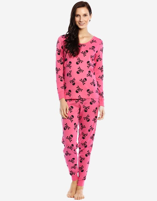 Leveret Cotton Matching Family Halloween Pajamas In Pink