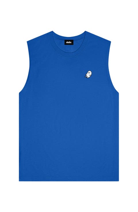 Mens Ghost Lightweight Cotton Tank