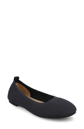 Shop Journee Collection Tru Comfort Foam Maryann Flat In Navy