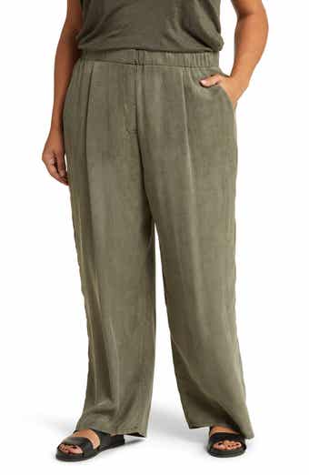 Eileen Fisher Pleated High Waist Pants