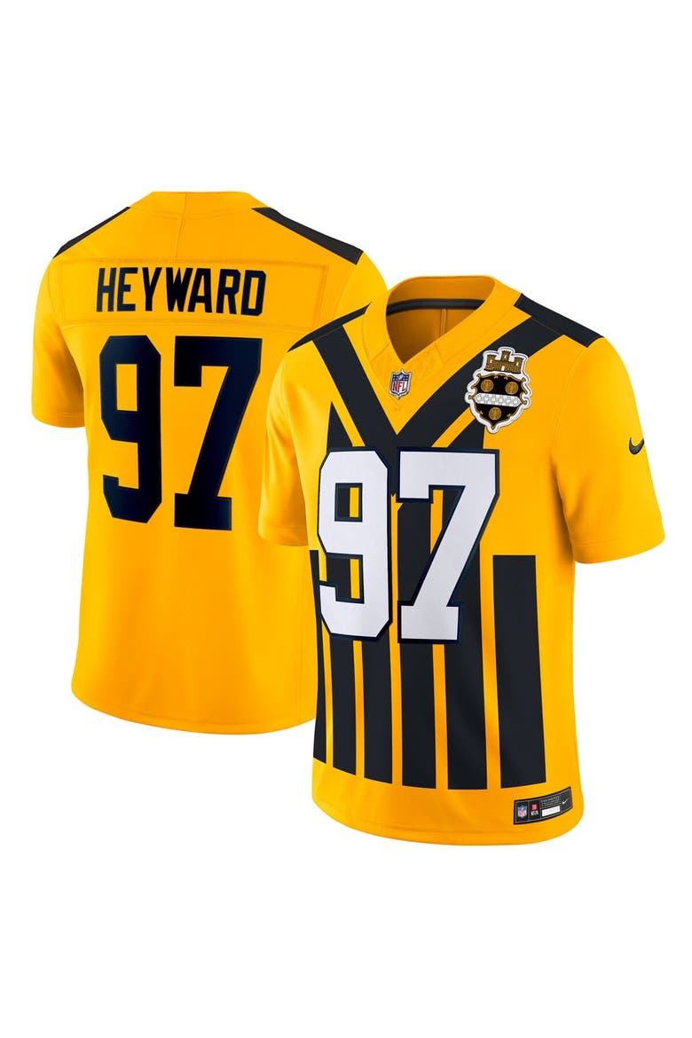 Men's Nike Cameron Heyward Gold Pittsburgh Steelers Alternate Vapor F.U.S.E. Limited Jersey, Main, color, Gold
