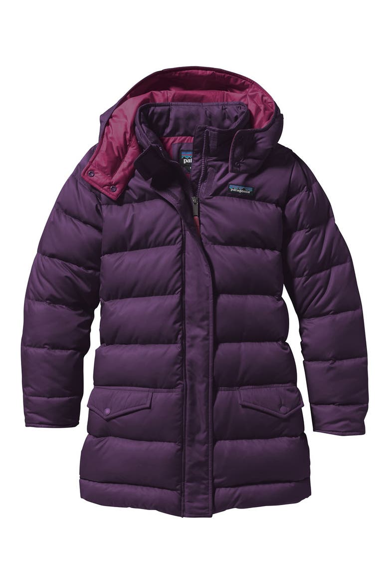 'Down For Fun' Water Repellent Coat, Main, color, PANTHER PURPLE