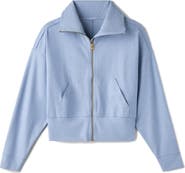 Rhone Atmosphere Crop Zip Sweatshirt