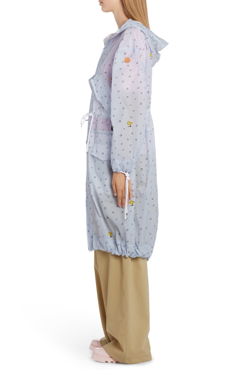 Moncler x Peanuts<sup>®</sup> Erne Woodstock Hooded Long Coat, Alternate, color, 