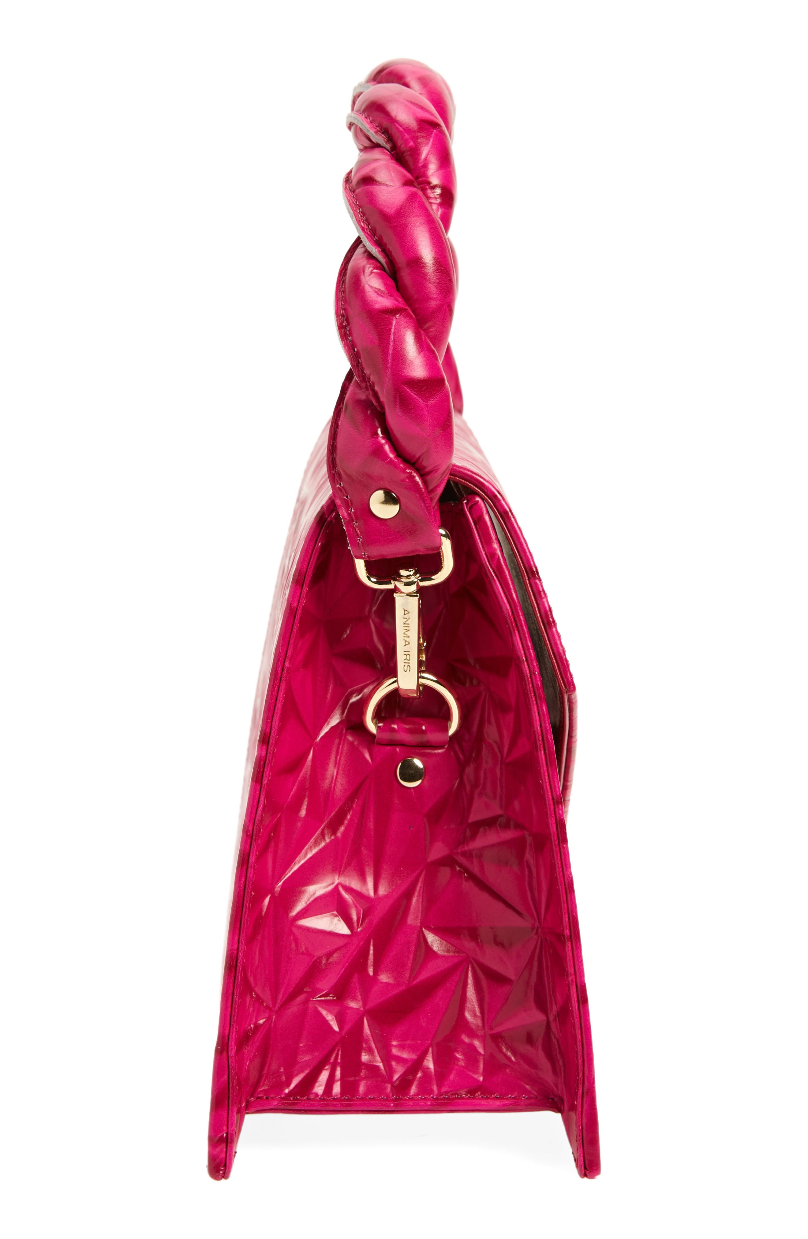 Anima Iris Grande Zaza Leather Top Handle Bag, Alternate, color, 