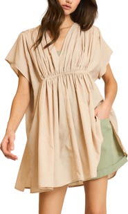 WISHLIST Ruched Cover-Up Dress