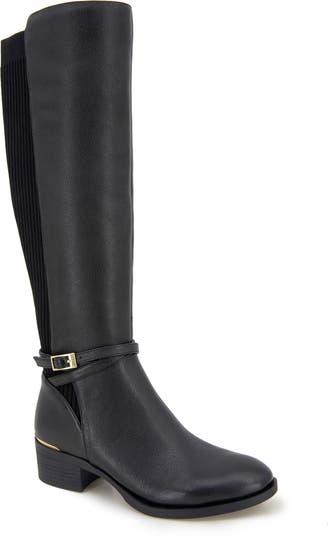 KENNETH COLE Women s Lanica Tall Shaft Knee High Leather Boots